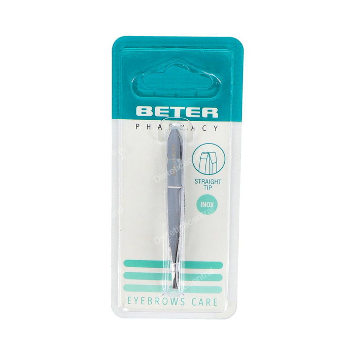 BETER Pinza Depilar Facial o Corporal Cromada, 7 cm - Ref. 24001 BETER Pinza Depilar Facial o Corporal Cromada, 7 cm - Ref. 24001