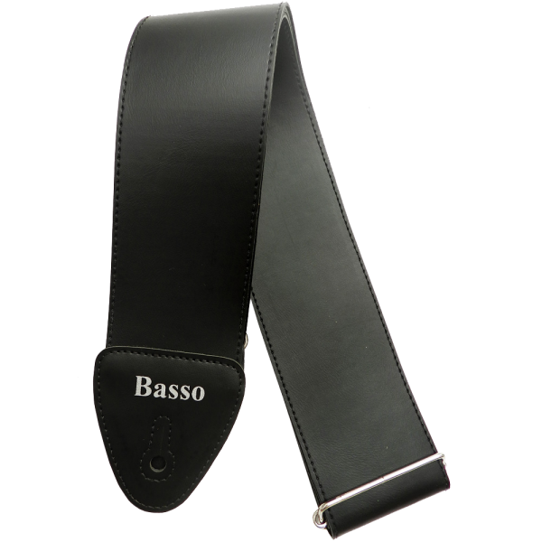 Correa Basso para Guitarra y Bajo Serie Básica Negra 7 cm Correa Basso para Guitarra y Bajo Serie Básica Negra 7 cm