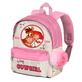 Disney Toy Story Mochila Joy + Accesorio Cow Girl Rosa