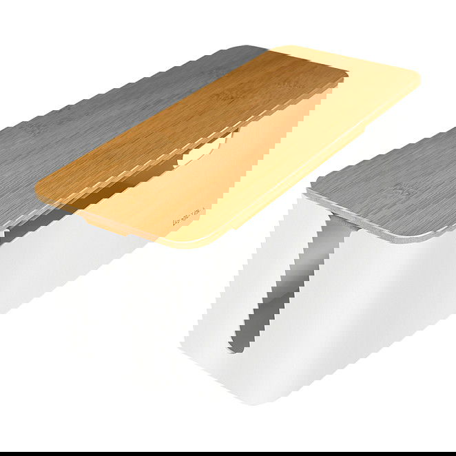 LogiLink KAB0075 Caja Organizadora de Cables con Tapa de Bambú 320 x 140 x 130 mm, Blanca LogiLink KAB0075 Caja Organizadora de Cables con Tapa de Bambú 320 x 140 x 130 mm, Blanca