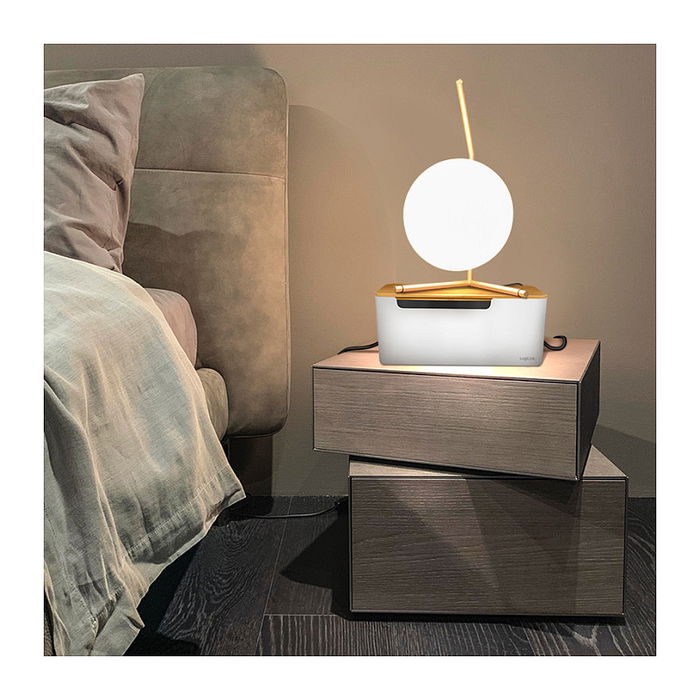 LogiLink KAB0075 Caja Organizadora de Cables con Tapa de Bambú 320 x 140 x 130 mm, Blanca LogiLink KAB0075 Caja Organizadora de Cables con Tapa de Bambú 320 x 140 x 130 mm, Blanca