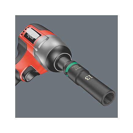 Wera 8790 C Impaktor Deep Set 1 Juego de llaves de impacto de 11 piezas 1/2 pulgada Métrico