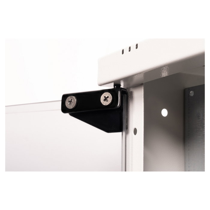 Digitus SOHO PRO Armario Rack Mural 19" 4HE 240x540x400 mm, Rieles Ajustables, Gestión Cables, Peso 60 kg, Gris Acero