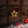 Bambasy Estrella colgante de navidad LED 3xAAA