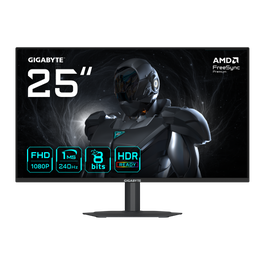 Gigabyte G25F2A Monitor Gaming 24.5 pulgadas FHD 240Hz SS IPS Black Edition