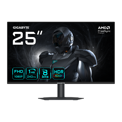 Gigabyte G25F2A Monitor Gaming 24.5 pulgadas Full HD 240Hz SS IPS Gigabyte G25F2A Monitor Gaming 24.5 pulgadas Full HD 240Hz SS IPS