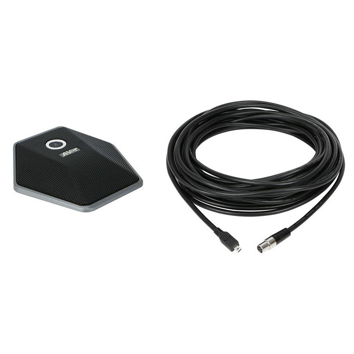 AVer 60U8D00000AE Micrófono Negro con Cable de 10 m AVer 60U8D00000AE Micrófono Negro con Cable de 10 m