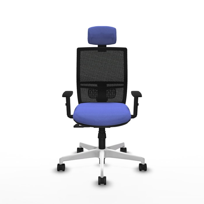 PIQUERAS Y CRESPO Silla de oficina Yunquera con Mecanismo Sincro, Azul claro y Negro PIQUERAS Y CRESPO Silla de oficina Yunquera con Mecanismo Sincro, Azul claro y Negro