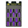 OMP Juego de 20 Tornillos con Protector de Aluminio Morado M12x1.25