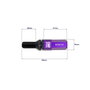 OMP Juego de 20 Tornillos con Protector de Aluminio Morado M12x1.25