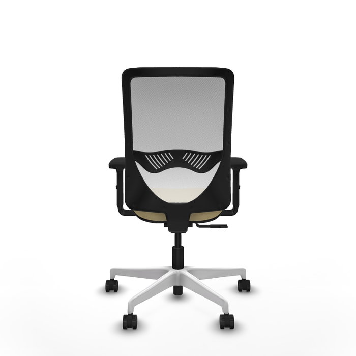 PIQUERAS Y CRESPO Silla de oficina Zulema con Mecanismo Sincro, Crema y Blanco PIQUERAS Y CRESPO Silla de oficina Zulema con Mecanismo Sincro, Crema y Blanco