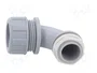 HELLERMANNTYTON Conector angular 90° M20 HelaGuard PSR