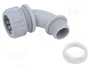 HELLERMANNTYTON Conector angular 90° M20 HelaGuard PSR