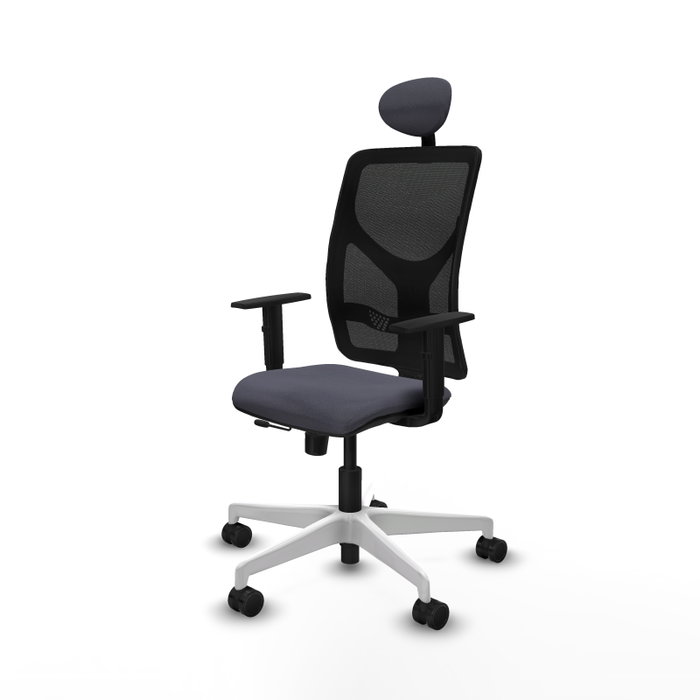 PIQUERAS Y CRESPO Silla de oficina Motilla con mecanismo Sincro/Traslack, Gris oscuro y Negro PIQUERAS Y CRESPO Silla de oficina Motilla con mecanismo Sincro/Traslack, Gris oscuro y Negro
