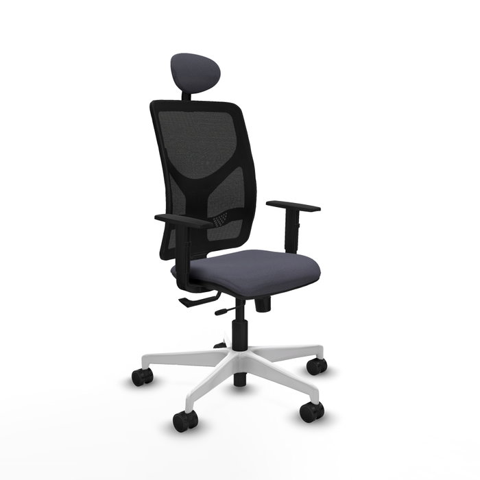 PIQUERAS Y CRESPO Silla de oficina Motilla con mecanismo Sincro/Traslack, Gris oscuro y Negro PIQUERAS Y CRESPO Silla de oficina Motilla con mecanismo Sincro/Traslack, Gris oscuro y Negro