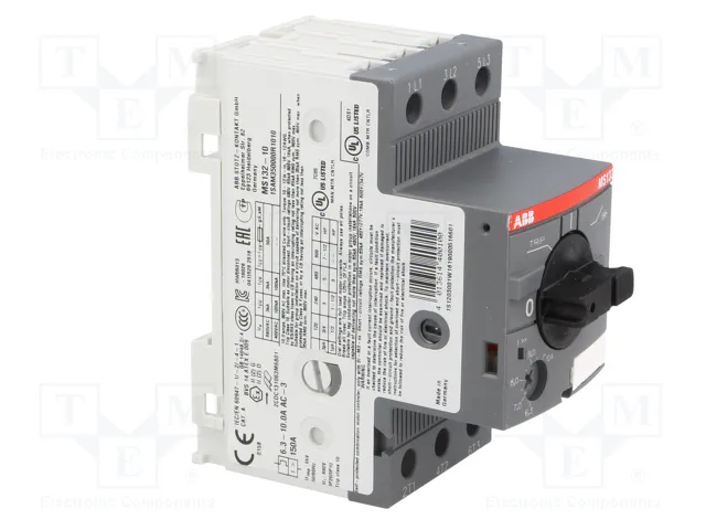 ABB MS132-10 Interruptor Motorizado 4kW 208÷690VAC