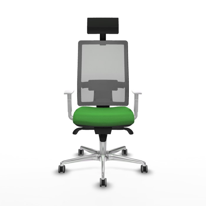 PIQUERAS Y CRESPO Silla de oficina Horna con mecanismo Sincro, Verde y Gris PIQUERAS Y CRESPO Silla de oficina Horna con mecanismo Sincro, Verde y Gris