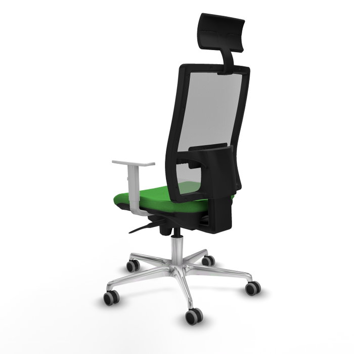 PIQUERAS Y CRESPO Silla de oficina Horna con mecanismo Sincro, Verde y Gris PIQUERAS Y CRESPO Silla de oficina Horna con mecanismo Sincro, Verde y Gris