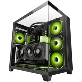 Mars Gaming MC-3C Semitorre ATX Negra Bahías 2x3.5" 2x2.5" USB 3.0 Gestión de Cables