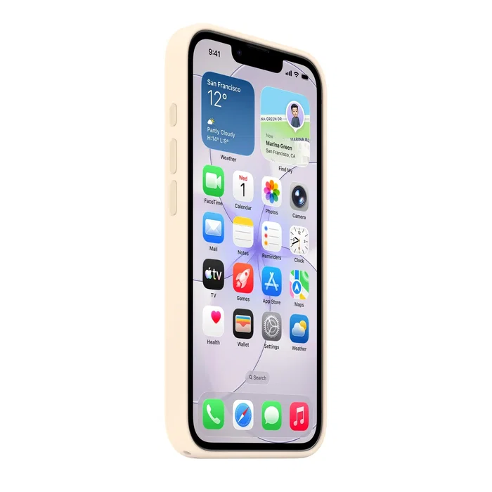 Apple Funda de silicona con MagSafe para iPhone 17e - Vainilla