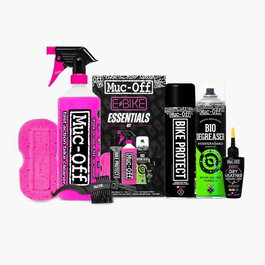Muc-Off Kit eBike Essentials: Limpiador, Lubricante y Desengrasante para E-Bike