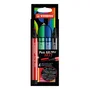 Stabilo 768/04-21 Estuche Arty con 4 colores - Rotulador Premium con punta biselada Pen 68 MAX