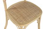 DKD Home Decor Silla Olmo Ratan Marrón Claro Apilable
