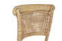 DKD Home Decor Silla Olmo Ratan Marrón Claro Apilable