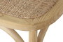 DKD Home Decor Silla Olmo Ratan Marrón Claro Apilable
