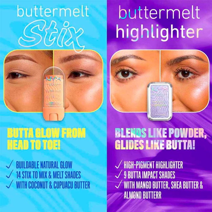 Nyx Professional Make Up BUTTERMELT STIX Glow Boosting Stick 05-Sending Melt