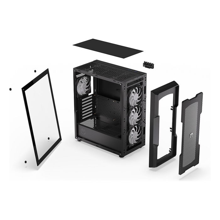 Endorfy Regnum 400 ARGB Black Torre de Ordenador Gaming ATX PC