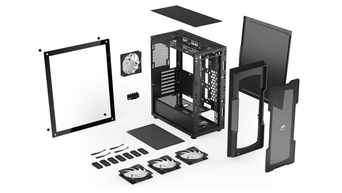 Endorfy Regnum 400 ARGB Torre Media E-ATX con Ventana de Cristal Templado, iluminación ARGB Endorfy Regnum 400 ARGB Torre Media E-ATX con Ventana de Cristal Templado, iluminación ARGB