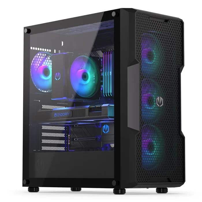 Endorfy Regnum 400 ARGB Torre Media E-ATX con Ventana de Cristal Templado, iluminación ARGB Endorfy Regnum 400 ARGB Torre Media E-ATX con Ventana de Cristal Templado, iluminación ARGB