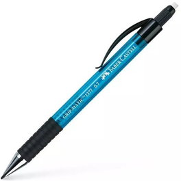 FABER-CASTELL Pack de 10 Portaminas Grip-Matic 0,5 mm Azul Cielo