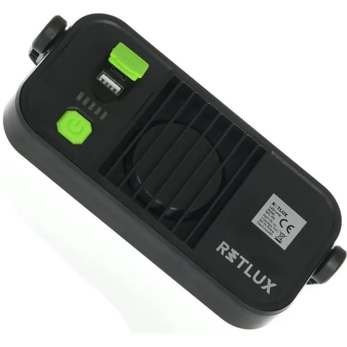 Retlux Lámpara de trabajo con batería externa RPL 200