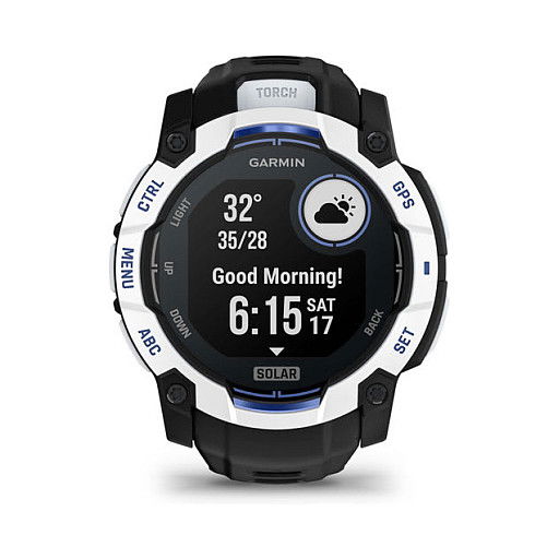 Garmin Instinct 3 Solar GPS 50mm Blanco