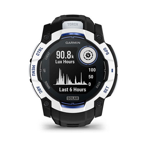 Garmin Instinct 3 Solar GPS 50mm Blanco
