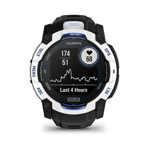 Garmin Instinct 3 Solar GPS 50mm Blanco