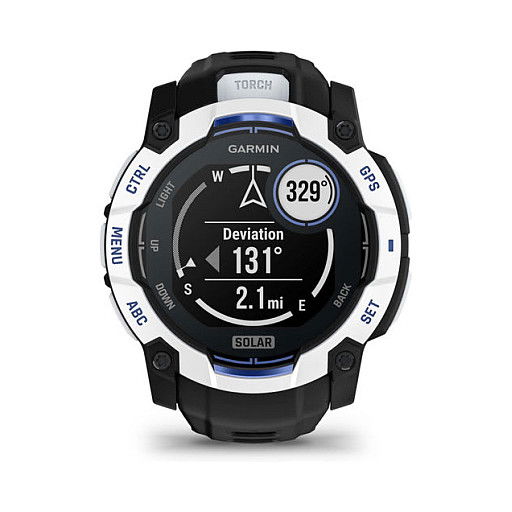 Garmin Instinct 3 Solar GPS 50mm Blanco
