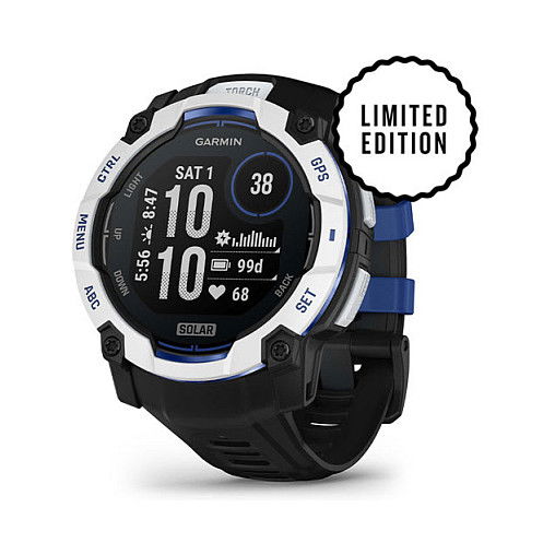 Garmin Instinct 3 Solar GPS 50mm Blanco
