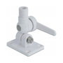 DeLOCK 12579 Base de antena para radio marina con articulación basculante, Blanco