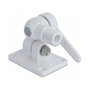 DeLOCK 12579 Base de antena para radio marina con articulación basculante, Blanco