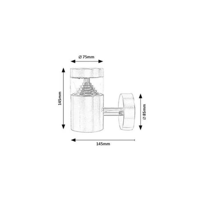 Rabalux Aplique Exterior LED 7W 560Lm IP54 Lisbon RAB-7827 Luz Blanca Natural 4000K Acero Inoxidable Rabalux Aplique Exterior LED 7W 560Lm IP54 Lisbon RAB-7827 Luz Blanca Natural 4000K Acero Inoxidable