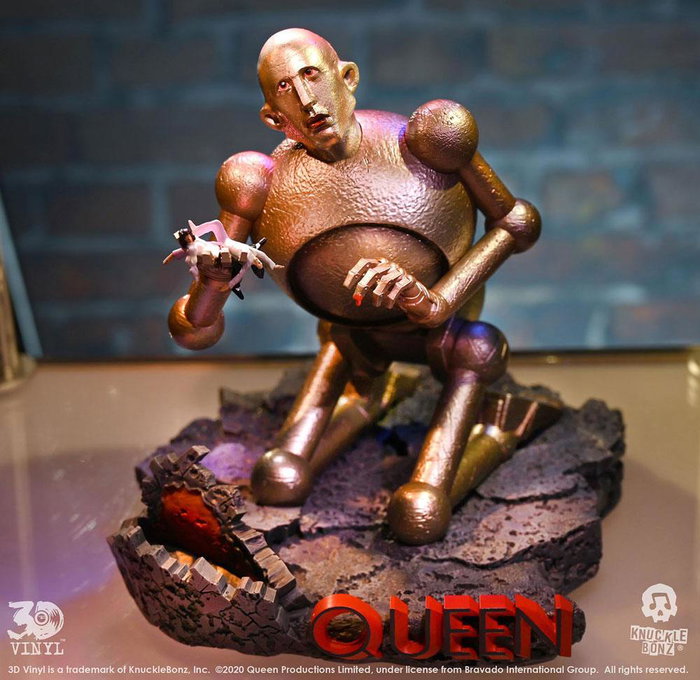 Queen Estatua 3D Vinyl Queen Robot (News of the World) 20 x 21 x 24 cm