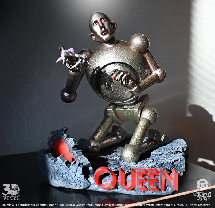 Queen Estatua 3D Vinyl Queen Robot (News of the World) 20 x 21 x 24 cm