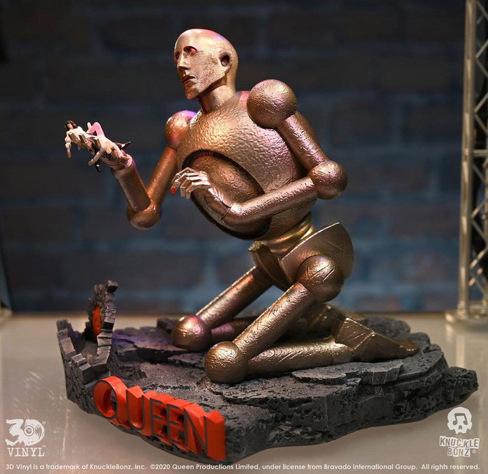Queen Estatua 3D Vinyl Queen Robot (News of the World) 20 x 21 x 24 cm