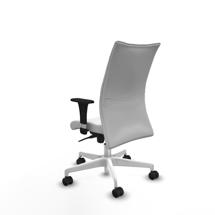 PIQUERAS Y CRESPO Silla Albacete Confidente con Mecanismo Sincro Blanco PIQUERAS Y CRESPO Silla Albacete Confidente con Mecanismo Sincro Blanco