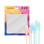 Nanocable Pack de 3 Cables Lightning a USB 2.0 de 1m - Colores Pastel