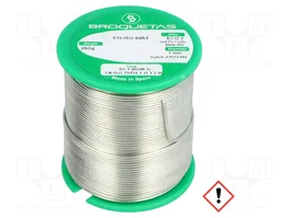 BROQUETAS Estaño libre de plomo Sn97Cu3 1mm 250g