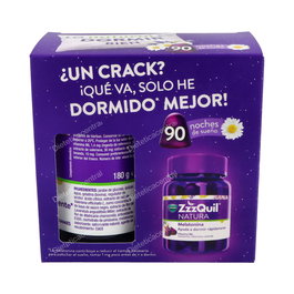 ZZZQUIL Natura 90 Gummies Sabor Frutos Del Bosque